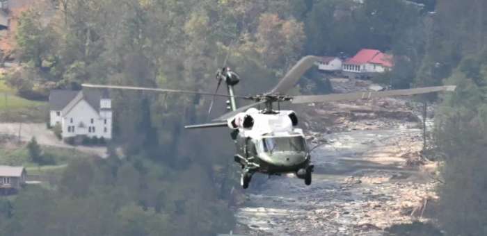 美国防部派遣1000名现役士兵增援飓风“海伦妮”灾区