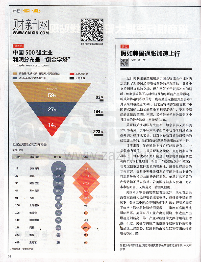 《财新周刊》第21期深度解析经济热点探讨新时代下的投资机会与挑战
