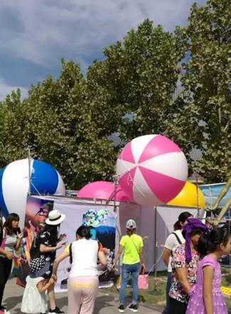 北京石景山惊现庞大气球揭秘内部神秘画面引发围观热潮