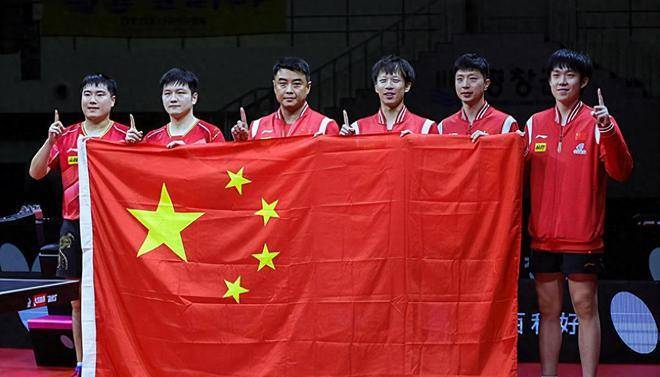 国乒男团激情出战 亚锦赛荣耀时刻再次为国争光