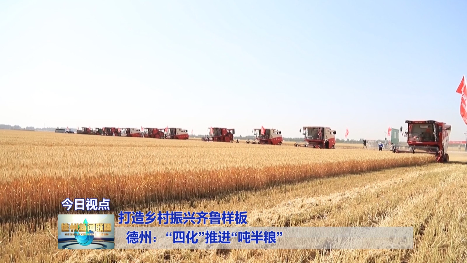 德州推行“吨半粮”产能建设 九成盐碱地建起“大粮仓”