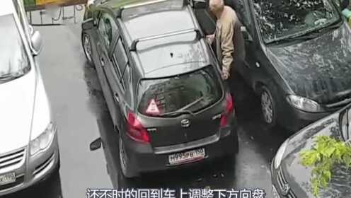 男子用创意手法操控手扶车 倒车时竟然用脚拖离合引发热议