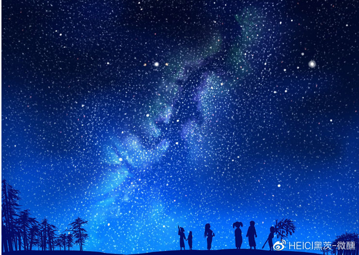 仰望星空感受星辰的闪耀与生命的无限可能