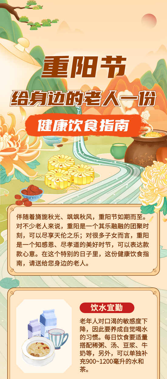 重阳佳节关心长辈健康 饮食搭配助力老年人延年益寿秘诀解析