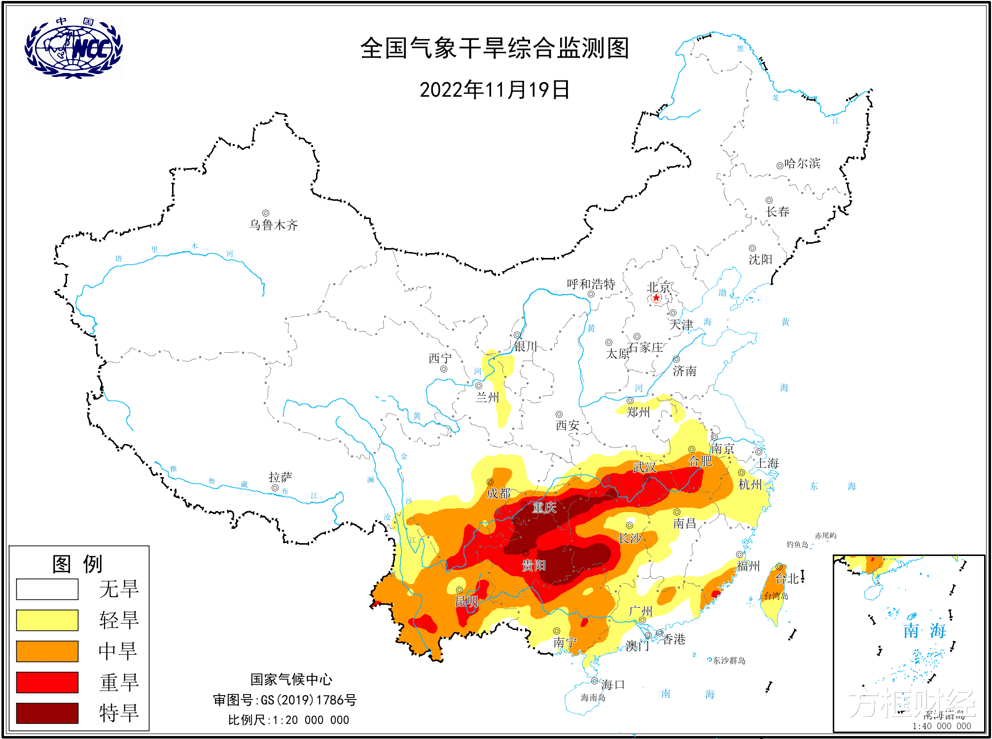 西南地区降雨加剧 14日起强冷空气将席卷内蒙古及东北区域