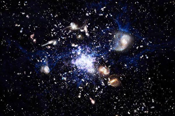 在浩瀚宇宙中无数星体闪耀为何夜空依然暗淡无光的奥秘探究